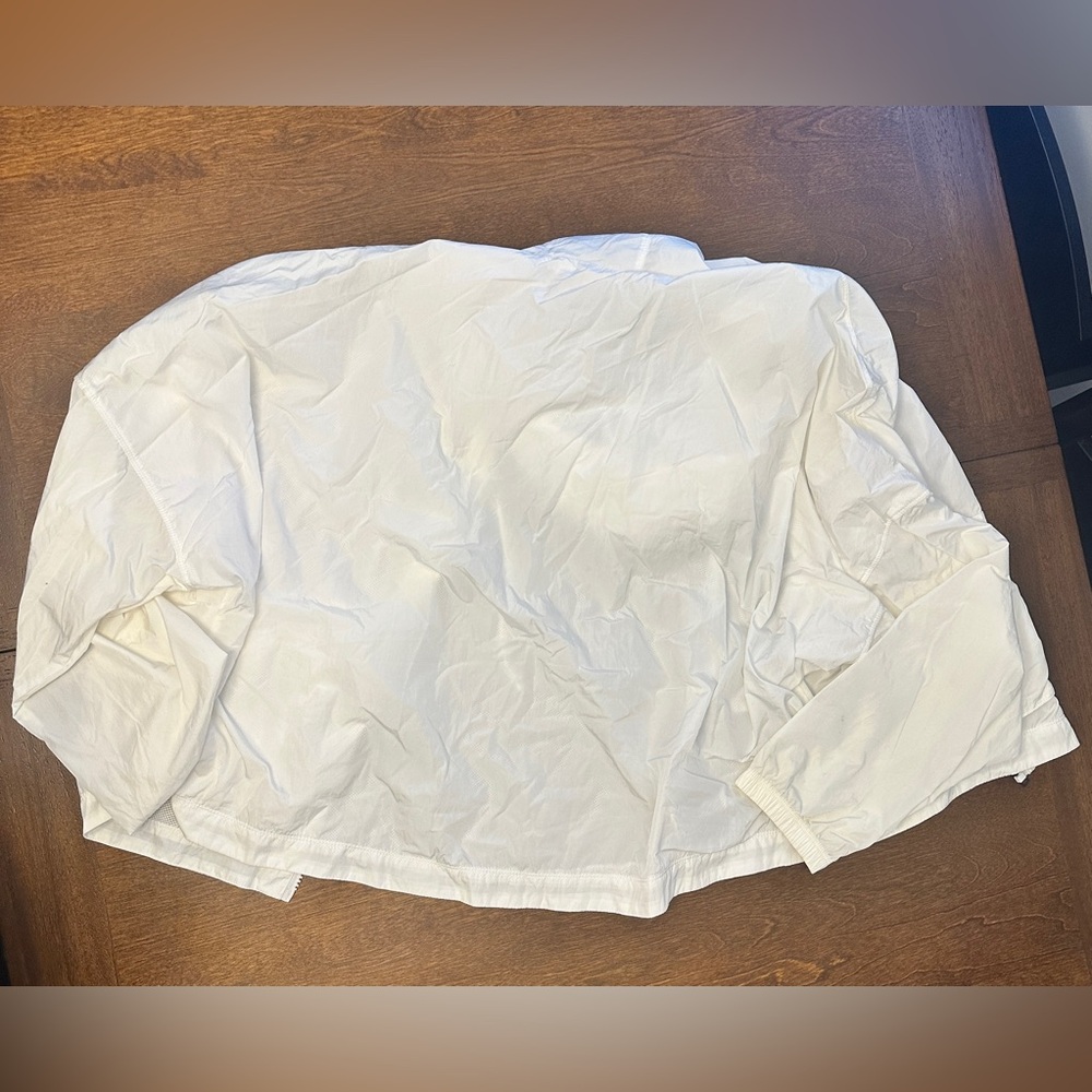 DSG Classic White Zip-Up Hoodie Rain Coat - Picture 4 of 9